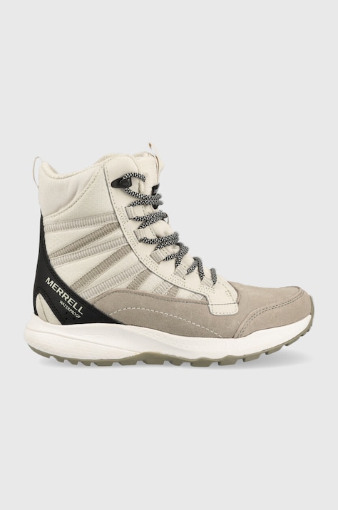 Μπότες χιονιού Merrell χρώμα: γκρι