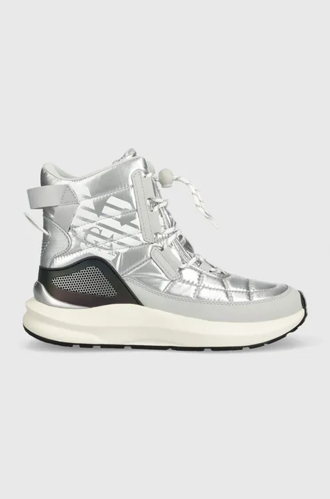 Čizme za snijeg EA7 Emporio Armani Snow Boot boja: srebrna