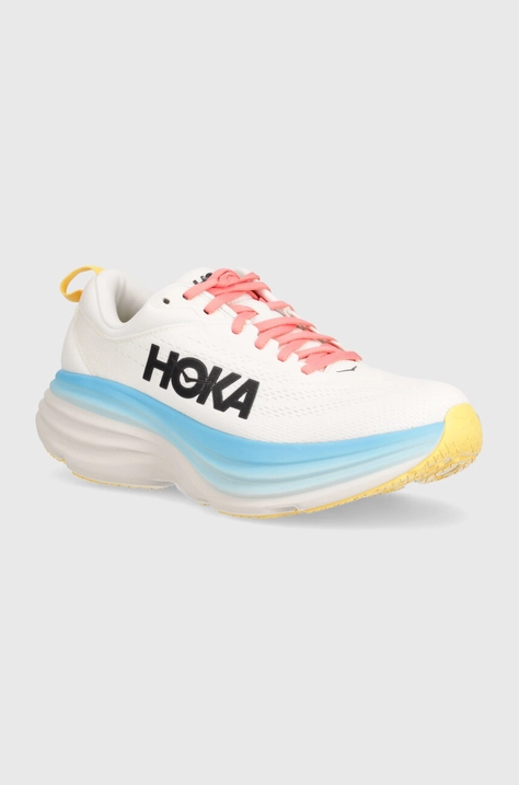 Hoka One One pantofi de alergat Bondi 8 culoarea bej