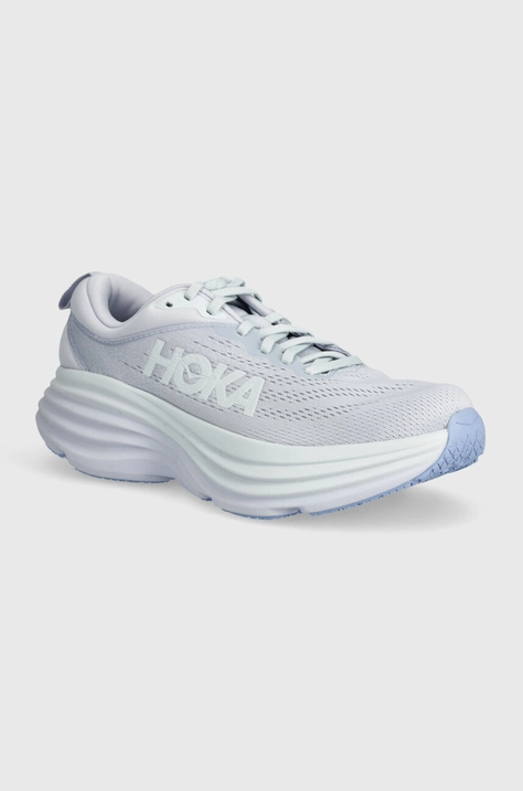 Hoka One One running shoes Bondi 8 violet color