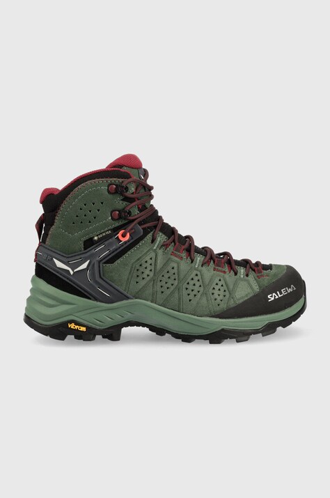 Черевики Salewa Alp Trainer 2 Mid GTX жіночі колір зелений