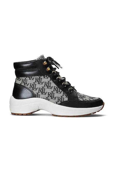 Tenisky Lauren Ralph Lauren Rylee dámske, čierna farba, 802882618001