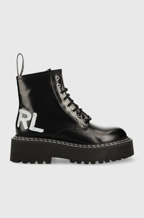 Шкіряні черевики Karl Lagerfeld Patrol Ii