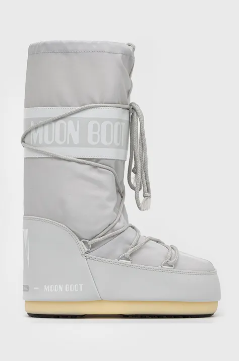 Μπότες χιονιού Moon Boot Icon Nylon χρώμα: γκρι