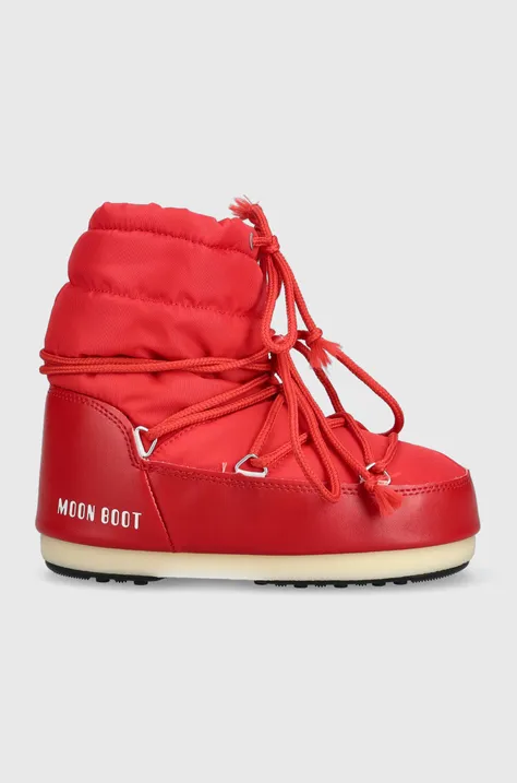 Moon Boot cizme de iarnă Light Low Nylon , culoarea roșu 14600100.RED-RED