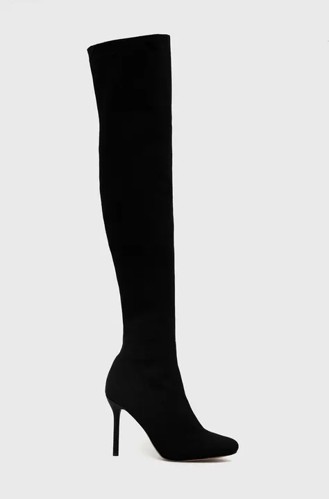 Aldo kozaki Halobrennon damskie kolor czarny na szpilce