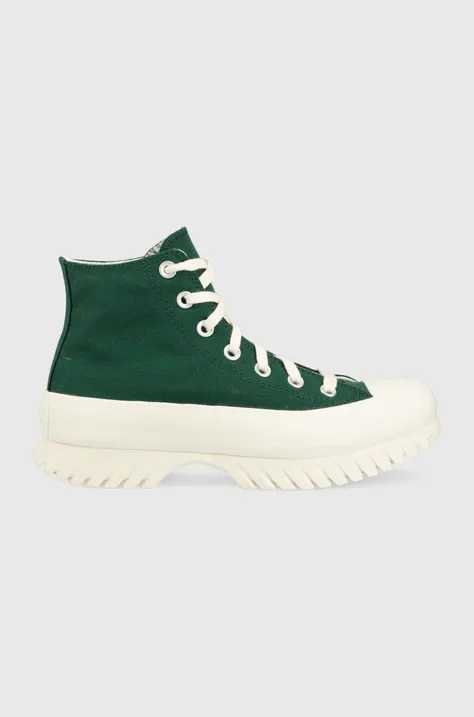Πάνινα παπούτσια Converse Chuck Taylor All Star Lugged 2.0 χρώμα: πράσινο