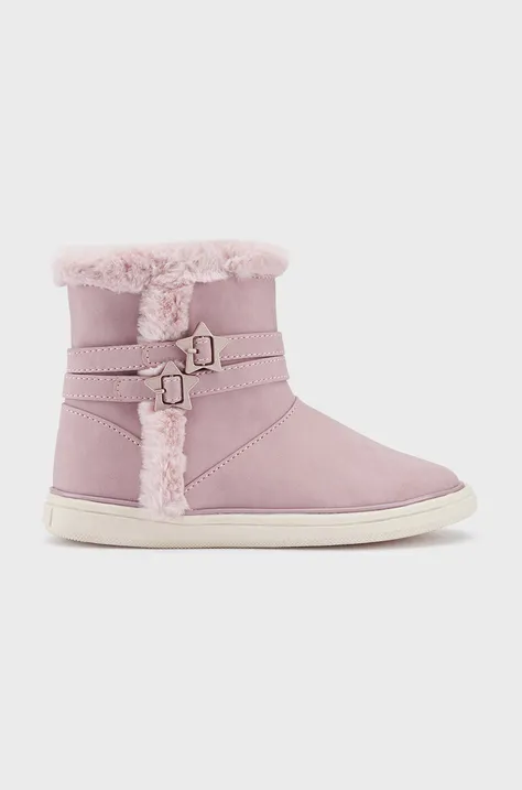 Παιδικές μπότες Mayoral χρώμα: ροζ