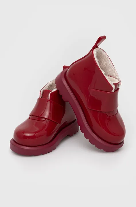 Дитячі черевики Melissa Chelsea Boot Bb колір червоний