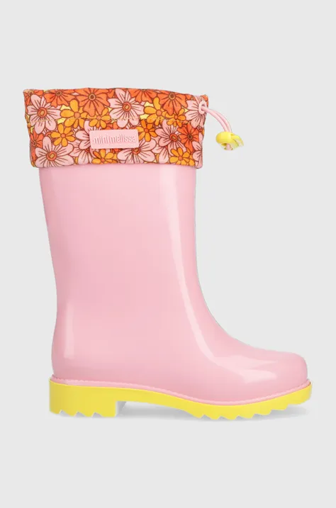 Παιδικά ουέλλινγκτον Melissa Rain Boot Iii Inf χρώμα: ροζ