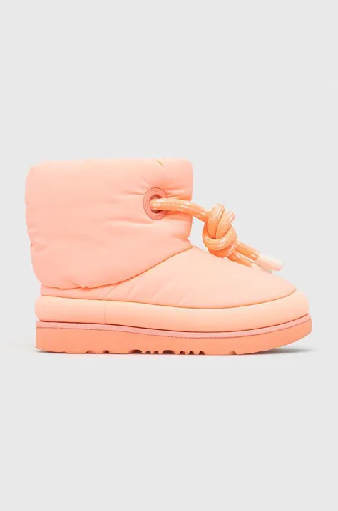 UGG cizme de iarna copii Classic Maxi Short culoarea roz