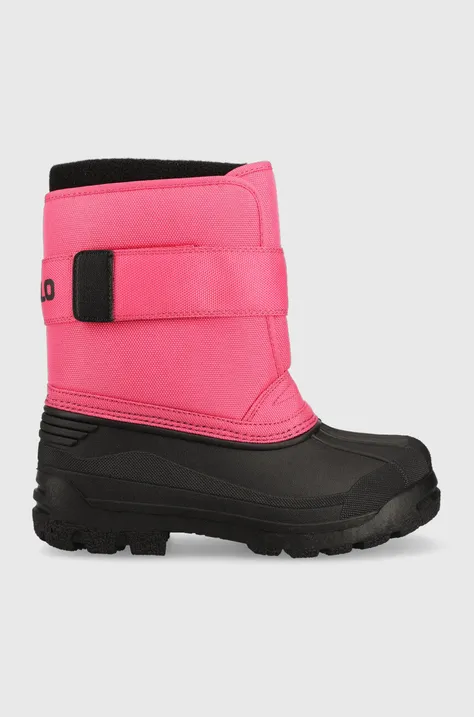 Παιδικές μπότες χιονιού Polo Ralph Lauren χρώμα: ροζ