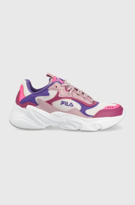 Παιδικά αθλητικά παπούτσια Fila Collene χρώμα: ροζ