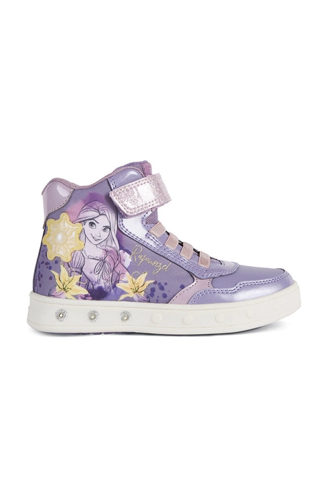 Geox sneakers pentru copii culoarea violet