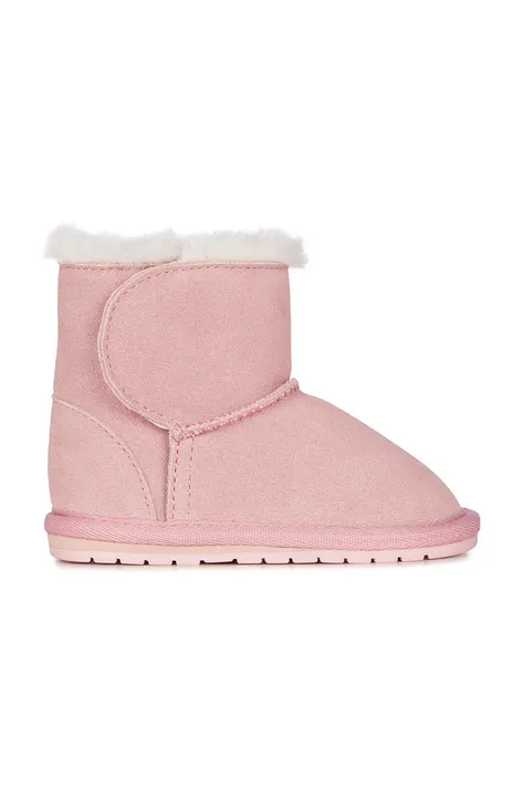 Dječje cipele za snijeg od brušene kože Emu Australia Toddle boja: ružičasta