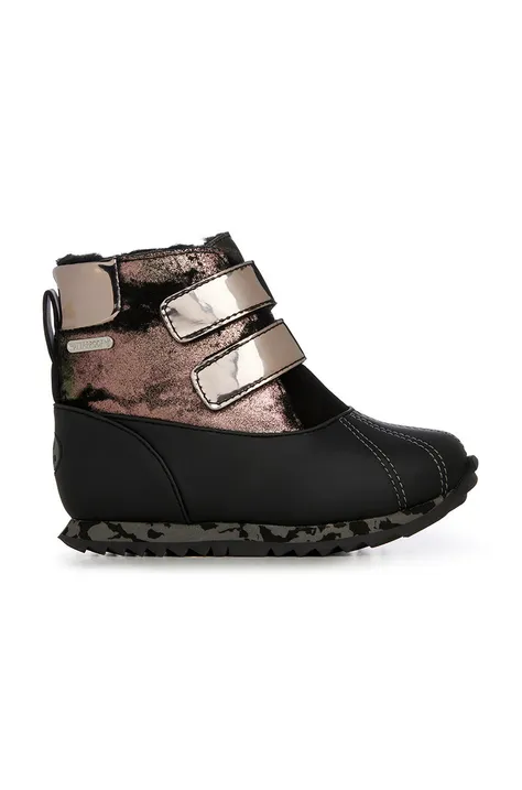 Dječje cipele za snijeg Emu Australia Lockyer Metallic boja: crna