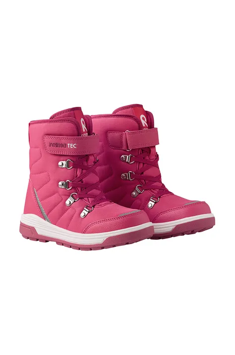 Дитячі чоботи Reima колір рожевий