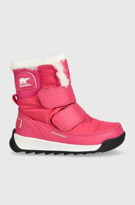 Παιδικές μπότες χιονιού Sorel χρώμα: ροζ