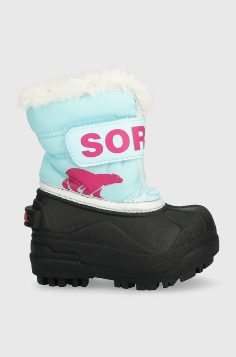 Dječje cipele za snijeg Sorel Toddler boja: tirkizna