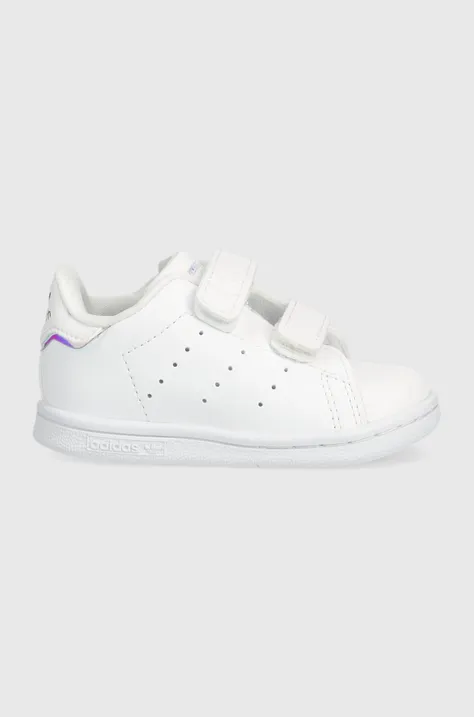Detské tenisky adidas Originals Stan Smith Cf I biela farba