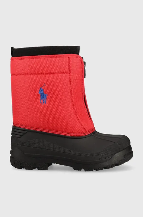 Παιδικές μπότες χιονιού Polo Ralph Lauren χρώμα: κόκκινο