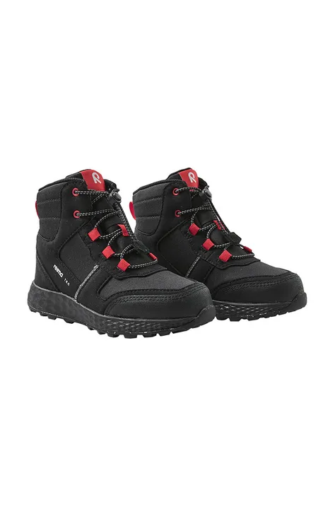 Detské zimné topánky Reima čierna farba