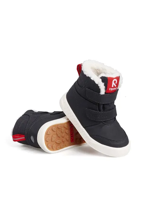 Otroški zimski škornji Reima črna barva
