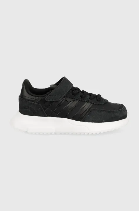 Παιδικά αθλητικά παπούτσια adidas Originals Retropy F2 χρώμα: μαύρο