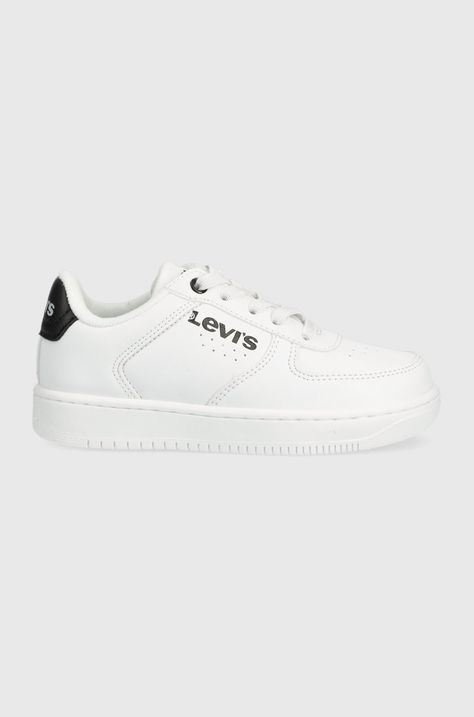 Παιδικά αθλητικά παπούτσια Levi's χρώμα: άσπρο