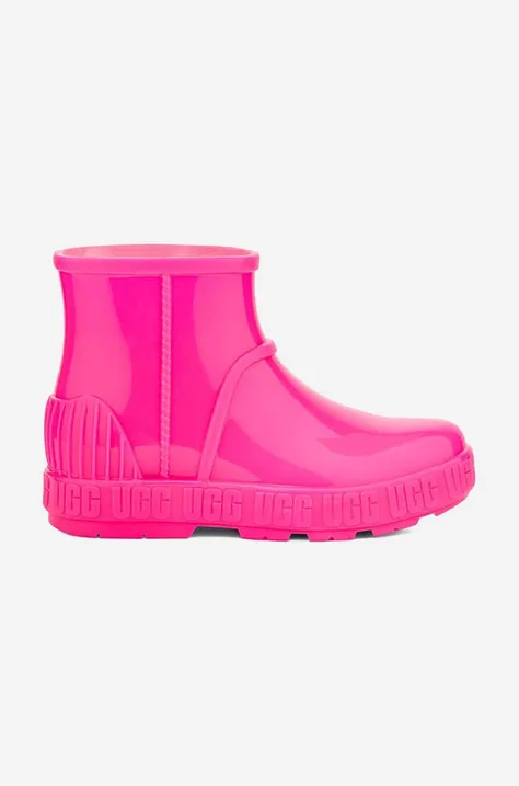 Дитячі гумові чоботи UGG Drizlita Taffy колір рожевий