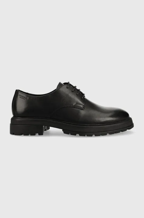 Polobotky Vagabond Shoemakers Johnny 2.0 pánské, černá barva