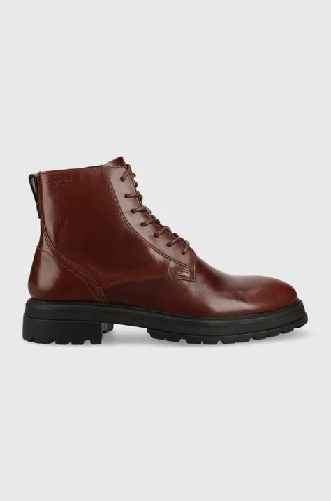 Кожаные ботинки Vagabond Shoemakers Johnny 2.0 мужские цвет бордовый