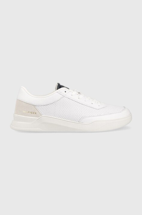 Δερμάτινα αθλητικά παπούτσια Tommy Hilfiger Elevated Cupsole Perf