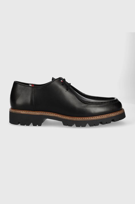 Tommy Hilfiger pantofi de piele Fashion Wallabee Shoe