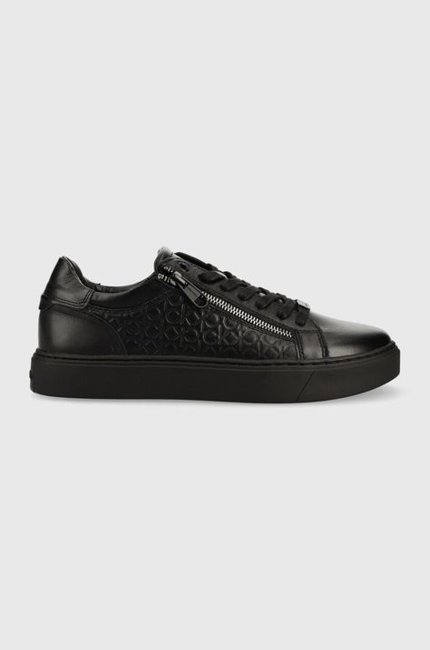 Calvin Klein sneakers din piele Low Top Lace Up