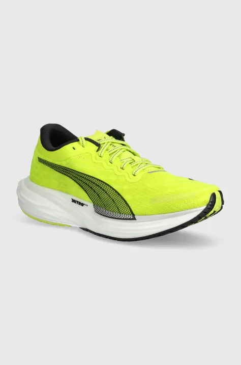 Bežecké topánky Puma Deviate Nitro 2 zelená farba,376807