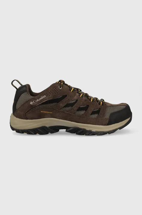 Ботинки Columbia Crestwood Waterproof мужские цвет коричневый