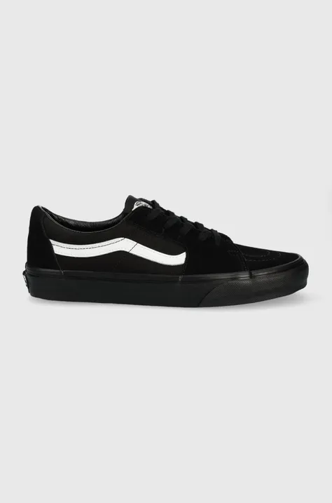 Πάνινα παπούτσια Vans Sk8-low χρώμα: μαύρο