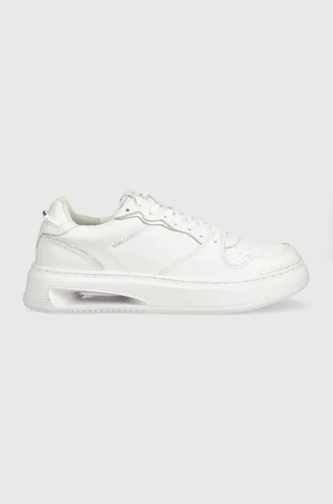 Кожаные кроссовки Karl Lagerfeld Elektro цвет белый