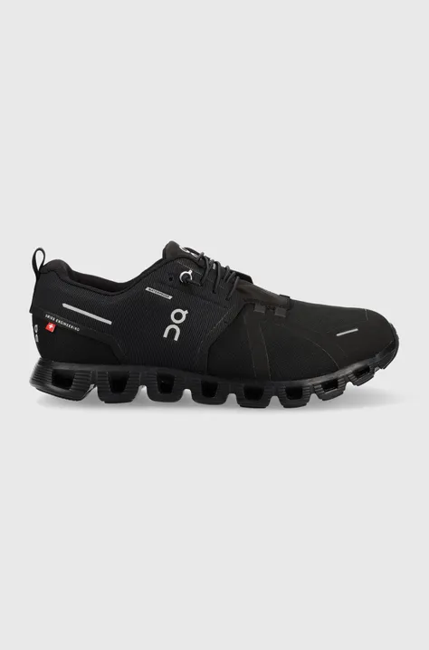 On-running running shoes Cloud Waterproof black color