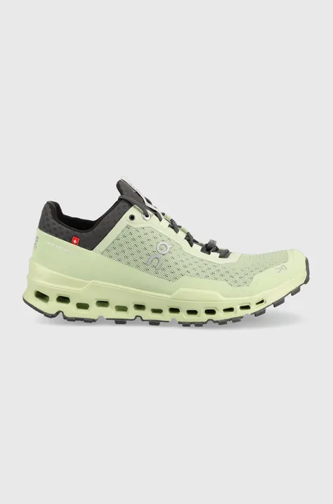 Tekaški čevlji On-running Cloudultra zelena barva