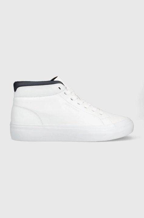 Tommy Hilfiger sneakers din piele culoarea alb