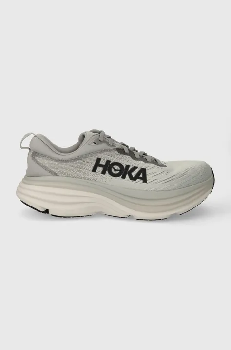 Бігові кросівки Hoka One One Bondi 8 колір сірий