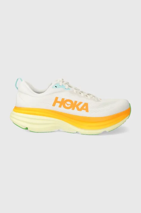 Παπούτσια για τρέξιμο Hoka One One Bondi 8 χρώμα μπεζ