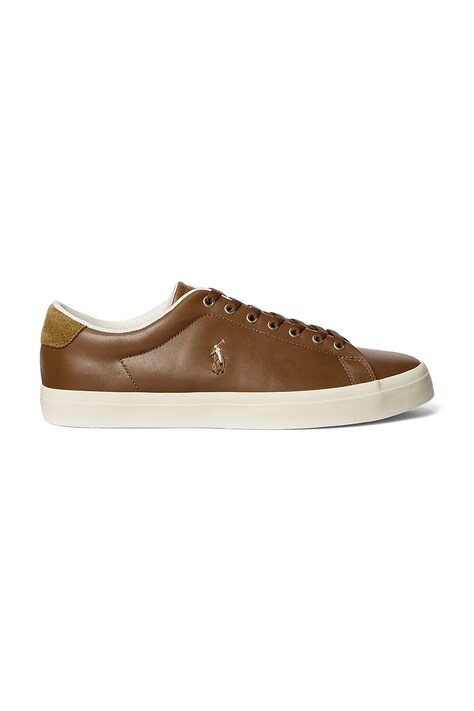 Polo Ralph Lauren sneakersy skórzane Longwood kolor brązowy 816879935001