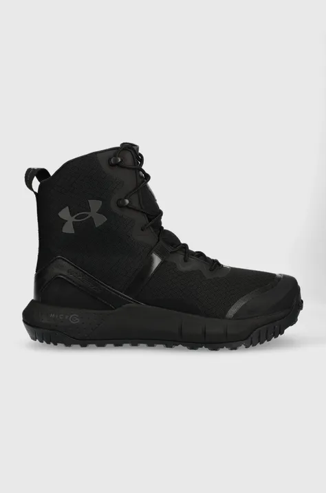 Topánky Under Armour Micro G Valsetz UA pánske, čierna farba, jemne zateplené