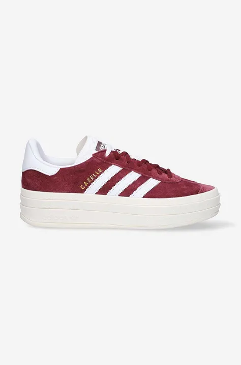 Кроссовки adidas Originals Gazelle Bold цвет бордовый HQ6892-maroon