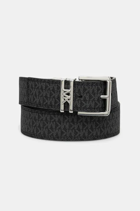 MICHAEL Michael Kors curea de piele cu doua fete femei, culoarea maro