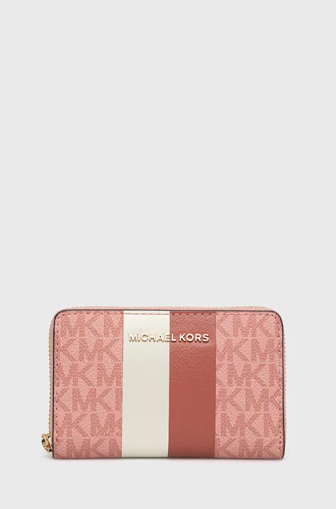 Πορτοφόλι MICHAEL Michael Kors χρώμα: ροζ