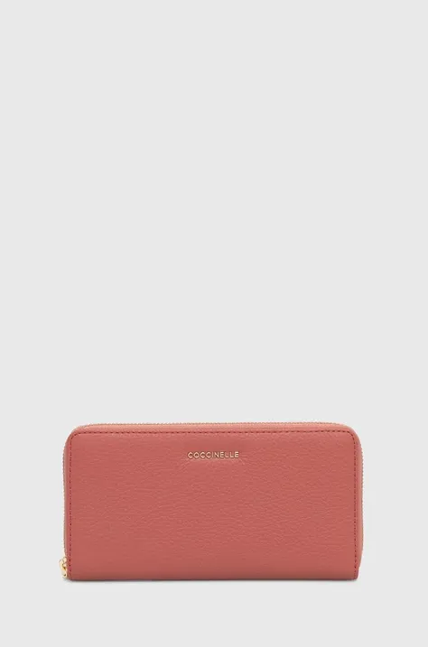 Peňaženka Coccinelle dámsky, ružová farba